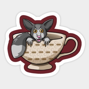 Cup of Aye-Aye Sticker